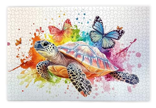 Puzzle 2000 Teile, Meeresschildkröten Puzzle 2000 Teile Erwachsene, Holzpuzzle Erwachsene, EIN Herausforderndes Rätsel, Puzzlespiele für Die Ganze Familie, Holzpuzzle für Zimmer Deko, Geschenke, E-50 von Kinntn