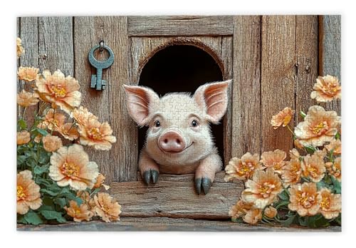 Puzzle 2000 Teile, Schwein Puzzle 2000 Teile Erwachsene, Holzpuzzle Erwachsene, EIN Herausforderndes Rätsel, Puzzlespiele für Die Ganze Familie, Holzpuzzle für Zimmer Deko Wohnzimmer, Geschenke, R-70 Puzzle 2000 Teile, Schwein Puzzle 2000 Teile Erwachsene, Holzpuzzle Erwachsene, EIN Herausforderndes Rätsel, Puzzlespiele für Die Ganze Familie, Holzpuzzle für Zimmer Deko Wohnzimmer, Geschenke, R-70 von Kinntn