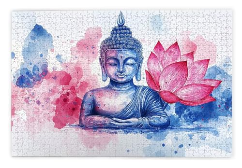 Puzzle 2000 Teile, Zen Puzzle 2000 Teile Erwachsene, Holzpuzzle Erwachsene, EIN Herausforderndes Rätsel, Puzzlespiele für Die Ganze Familie, Holzpuzzle für Zimmer Deko Wohnzimmer, Geschenke, B-70 von Kinntn