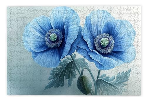 Puzzle 2000 Teile Erwachsene, Blume Puzzle 2000 Teile mit Geschenkbox, Holzpuzzle Erwachsene mit Naturholz, Geschenke für Frauen, Geschenke für Männer, Groß Holzpuzzle für Wanddeko Wohnzimmer, S-35 von Kinntn