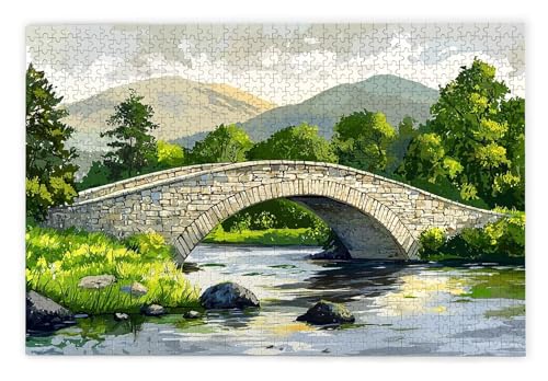 Puzzle 2000 Teile Erwachsene, Brücke Puzzle 2000 Teile mit Geschenkbox, Holzpuzzle Erwachsene mit Naturholz, Geschenke für Frauen, Geschenke für Männer, Groß Holzpuzzle für Wanddeko Wohnzimmer, C-5 Puzzle 2000 Teile Erwachsene, Brücke Puzzle 2000 Teile mit Geschenkbox, Holzpuzzle Erwachsene mit Naturholz, Geschenke für Frauen, Geschenke für Männer, Groß Holzpuzzle für Wanddeko Wohnzimmer, C-5 von Kinntn