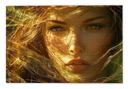 Puzzle 2000 Teile Erwachsene, Frau Puzzle 2000 Teile mit Geschenkbox, Holzpuzzle Erwachsene mit Naturholz, Geschenke für Frauen, Geschenke für Männer, Groß Holzpuzzle für Wanddeko Wohnzimmer, I-47 von Kinntn
