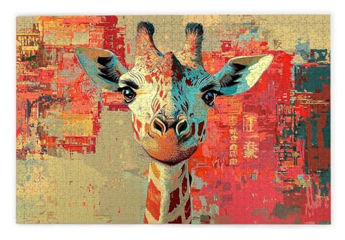 Puzzle 2000 Teile Erwachsene, Giraffe Puzzle 2000 Teile mit Geschenkbox, Holzpuzzle Erwachsene mit Naturholz, Geschenke für Frauen, Geschenke für Männer, Groß Holzpuzzle für Wanddeko Wohnzimmer, D-29 Puzzle 2000 Teile Erwachsene, Giraffe Puzzle 2000 Teile mit Geschenkbox, Holzpuzzle Erwachsene mit Naturholz, Geschenke für Frauen, Geschenke für Männer, Groß Holzpuzzle für Wanddeko Wohnzimmer, D-29 von Kinntn