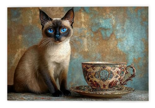 Puzzle 2000 Teile Erwachsene, Katze Puzzle 2000 Teile mit Geschenkbox, Holzpuzzle Erwachsene mit Naturholz, Geschenke für Frauen, Geschenke für Männer, Groß Holzpuzzle für Wanddeko Wohnzimmer, D-7 Puzzle 2000 Teile Erwachsene, Katze Puzzle 2000 Teile mit Geschenkbox, Holzpuzzle Erwachsene mit Naturholz, Geschenke für Frauen, Geschenke für Männer, Groß Holzpuzzle für Wanddeko Wohnzimmer, D-7 von Kinntn