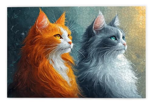 Puzzle 2000 Teile Erwachsene, Katze Puzzle 2000 Teile mit Geschenkbox, Holzpuzzle Erwachsene mit Naturholz, Geschenke für Frauen, Geschenke für Männer, Groß Holzpuzzle für Wanddeko Wohnzimmer, J-35 Puzzle 2000 Teile Erwachsene, Katze Puzzle 2000 Teile mit Geschenkbox, Holzpuzzle Erwachsene mit Naturholz, Geschenke für Frauen, Geschenke für Männer, Groß Holzpuzzle für Wanddeko Wohnzimmer, J-35 von Kinntn