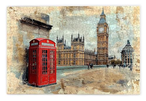Puzzle 2000 Teile Erwachsene, London Puzzle 2000 Teile mit Geschenkbox, Holzpuzzle Erwachsene mit Naturholz, Geschenke für Frauen, Geschenke für Männer, Groß Holzpuzzle für Wanddeko Wohnzimmer, C-89 Puzzle 2000 Teile Erwachsene, London Puzzle 2000 Teile mit Geschenkbox, Holzpuzzle Erwachsene mit Naturholz, Geschenke für Frauen, Geschenke für Männer, Groß Holzpuzzle für Wanddeko Wohnzimmer, C-89 von Kinntn