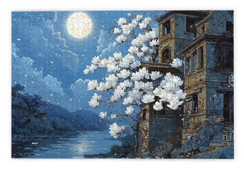Puzzle 2000 Teile Erwachsene, Magnolie Puzzle 2000 Teile mit Geschenkbox, Holzpuzzle Erwachsene mit Naturholz, Geschenke für Frauen, Geschenke für Männer, Groß Holzpuzzle für Wanddeko Wohnzimmer, A-75 Puzzle 2000 Teile Erwachsene, Magnolie Puzzle 2000 Teile mit Geschenkbox, Holzpuzzle Erwachsene mit Naturholz, Geschenke für Frauen, Geschenke für Männer, Groß Holzpuzzle für Wanddeko Wohnzimmer, A-75 von Kinntn
