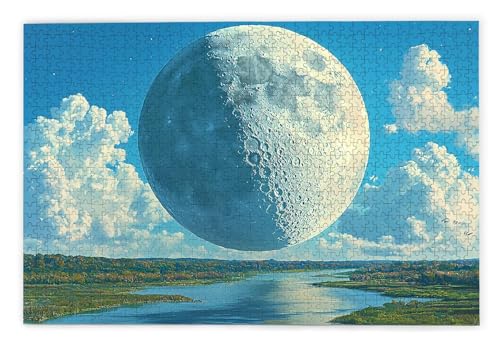 Puzzle 2000 Teile Erwachsene, Mond Puzzle 2000 Teile mit Geschenkbox, Holzpuzzle Erwachsene mit Naturholz, Geschenke für Frauen, Geschenke für Männer, Groß Holzpuzzle für Wanddeko Wohnzimmer, A-89 Puzzle 2000 Teile Erwachsene, Mond Puzzle 2000 Teile mit Geschenkbox, Holzpuzzle Erwachsene mit Naturholz, Geschenke für Frauen, Geschenke für Männer, Groß Holzpuzzle für Wanddeko Wohnzimmer, A-89 von Kinntn