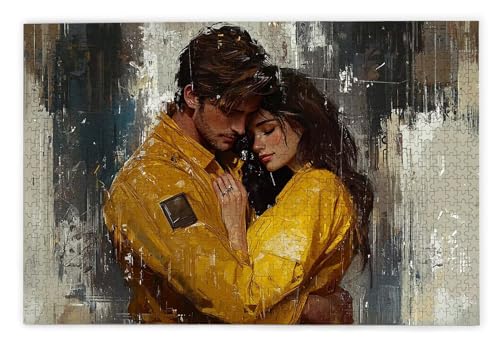 Puzzle 2000 Teile Erwachsene, Paar Puzzle 2000 Teile mit Geschenkbox, Holzpuzzle Erwachsene mit Naturholz, Geschenke für Frauen, Geschenke für Männer, Groß Holzpuzzle für Wanddeko Wohnzimmer, A-15 von Kinntn
