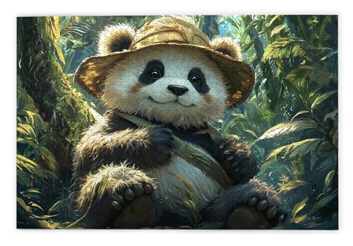Puzzle 2000 Teile Erwachsene, Panda Puzzle 2000 Teile mit Geschenkbox, Holzpuzzle Erwachsene mit Naturholz, Geschenke für Frauen, Geschenke für Männer, Groß Holzpuzzle für Wanddeko Wohnzimmer, X-15 von Kinntn