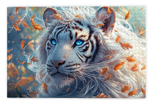Puzzle 2000 Teile Erwachsene, Tiger Puzzle 2000 Teile mit Geschenkbox, Holzpuzzle Erwachsene mit Naturholz, Geschenke für Frauen, Geschenke für Männer, Groß Holzpuzzle für Wanddeko Wohnzimmer, T-83 Puzzle 2000 Teile Erwachsene, Tiger Puzzle 2000 Teile mit Geschenkbox, Holzpuzzle Erwachsene mit Naturholz, Geschenke für Frauen, Geschenke für Männer, Groß Holzpuzzle für Wanddeko Wohnzimmer, T-83 von Kinntn
