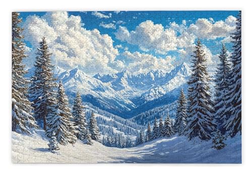 Puzzle 2000 Teile Erwachsene, Winter Puzzle 2000 Teile mit Geschenkbox, Holzpuzzle Erwachsene mit Naturholz, Geschenke für Frauen, Geschenke für Männer, Groß Holzpuzzle für Wanddeko Wohnzimmer, D-61 Puzzle 2000 Teile Erwachsene, Winter Puzzle 2000 Teile mit Geschenkbox, Holzpuzzle Erwachsene mit Naturholz, Geschenke für Frauen, Geschenke für Männer, Groß Holzpuzzle für Wanddeko Wohnzimmer, D-61 von Kinntn