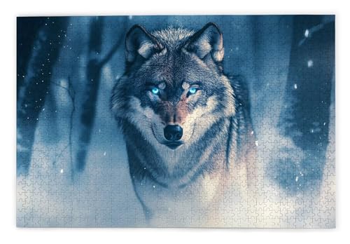 Puzzle 2000 Teile Erwachsene, Wolf Puzzle 2000 Teile mit Geschenkbox, Holzpuzzle Erwachsene mit Naturholz, Geschenke für Frauen, Geschenke für Männer, Groß Holzpuzzle für Wanddeko Wohnzimmer, A-93 Puzzle 2000 Teile Erwachsene, Wolf Puzzle 2000 Teile mit Geschenkbox, Holzpuzzle Erwachsene mit Naturholz, Geschenke für Frauen, Geschenke für Männer, Groß Holzpuzzle für Wanddeko Wohnzimmer, A-93 von Kinntn
