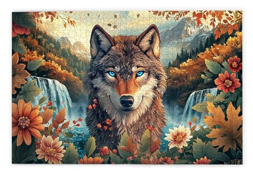 Puzzle 2000 Teile Erwachsene, Wolf Puzzle 2000 Teile mit Geschenkbox, Holzpuzzle Erwachsene mit Naturholz, Geschenke für Frauen, Geschenke für Männer, Groß Holzpuzzle für Wanddeko Wohnzimmer, M-15 Puzzle 2000 Teile Erwachsene, Wolf Puzzle 2000 Teile mit Geschenkbox, Holzpuzzle Erwachsene mit Naturholz, Geschenke für Frauen, Geschenke für Männer, Groß Holzpuzzle für Wanddeko Wohnzimmer, M-15 von Kinntn