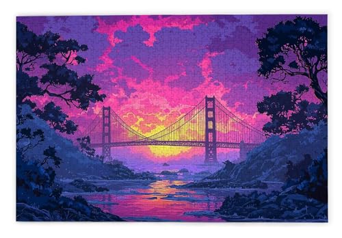 Puzzle 3000 Teile, Brücke Puzzle 3000 Teile Erwachsene, Holzpuzzle Erwachsene, EIN Herausforderndes Rätsel, Puzzlespiele für Die Ganze Familie, Holzpuzzle für Zimmer Deko Wohnzimmer, Geschenke, K-40 Puzzle 3000 Teile, Brücke Puzzle 3000 Teile Erwachsene, Holzpuzzle Erwachsene, EIN Herausforderndes Rätsel, Puzzlespiele für Die Ganze Familie, Holzpuzzle für Zimmer Deko Wohnzimmer, Geschenke, K-40 von Kinntn