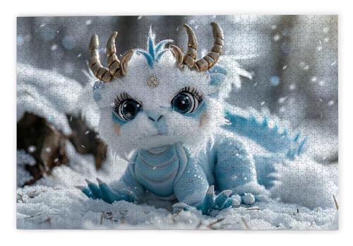 Puzzle 3000 Teile, Drachen Puzzle 3000 Teile Erwachsene, Holzpuzzle Erwachsene, EIN Herausforderndes Rätsel, Puzzlespiele für Die Ganze Familie, Holzpuzzle für Zimmer Deko Wohnzimmer, Geschenke, Z-62 von Kinntn