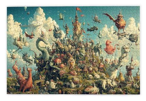 Puzzle 3000 Teile, Karikatur Puzzle 3000 Teile Erwachsene, Holzpuzzle Erwachsene, EIN Herausforderndes Rätsel, Puzzlespiele für Die Ganze Familie, Holzpuzzle für Wanddeko Wohnzimmer, Geschenke, B-26 Puzzle 3000 Teile, Karikatur Puzzle 3000 Teile Erwachsene, Holzpuzzle Erwachsene, EIN Herausforderndes Rätsel, Puzzlespiele für Die Ganze Familie, Holzpuzzle für Wanddeko Wohnzimmer, Geschenke, B-26 von Kinntn