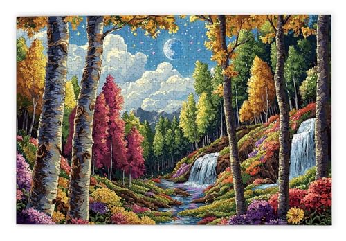 Puzzle 3000 Teile, Landschaft Puzzle 3000 Teile Erwachsene, Holzpuzzle Erwachsene, EIN Herausforderndes Rätsel, Puzzlespiele für Die Ganze Familie, Holzpuzzle für Wanddeko Wohnzimmer, Geschenke, V-50 Puzzle 3000 Teile, Landschaft Puzzle 3000 Teile Erwachsene, Holzpuzzle Erwachsene, EIN Herausforderndes Rätsel, Puzzlespiele für Die Ganze Familie, Holzpuzzle für Wanddeko Wohnzimmer, Geschenke, V-50 von Kinntn