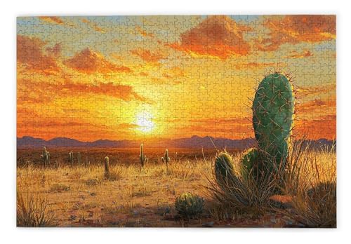 Puzzle 3000 Teile, Sonnenuntergang Puzzle 3000 Teile Erwachsene, Holzpuzzle Erwachsene, EIN Herausforderndes Rätsel, Puzzlespiele für Die Ganze Familie, Holzpuzzle für Deko Wohnzimmer, Geschenke, C-70 von Kinntn