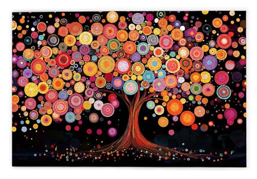 Puzzle 3000 Teile Erwachsene, Abstrakt Puzzle 3000 Teile mit Geschenkbox, Holzpuzzle Erwachsene mit Naturholz, Geschenke für Frauen, Geschenke für Männer, Groß Holzpuzzle für Wanddeko Wohnzimmer, X-79 von Kinntn