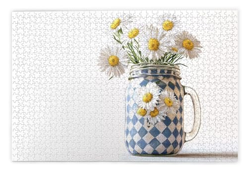 Puzzle 3000 Teile Erwachsene, Gänseblümchen Puzzle 3000 Teile mit Geschenkbox, Holzpuzzle Erwachsene mit Naturholz, Geschenke für Frauen, Geschenke für Männer, Groß Holzpuzzle für Deko Wohnzimmer, H-3 Puzzle 3000 Teile Erwachsene, Gänseblümchen Puzzle 3000 Teile mit Geschenkbox, Holzpuzzle Erwachsene mit Naturholz, Geschenke für Frauen, Geschenke für Männer, Groß Holzpuzzle für Deko Wohnzimmer, H-3 von Kinntn