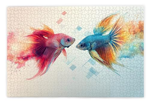 Puzzle 3000 Teile Erwachsene, Goldfisch Puzzle 3000 Teile mit Geschenkbox, Holzpuzzle Erwachsene mit Naturholz, Geschenke für Frauen, Geschenke für Männer, Groß Holzpuzzle für Deko Wohnzimmer, B-25 Puzzle 3000 Teile Erwachsene, Goldfisch Puzzle 3000 Teile mit Geschenkbox, Holzpuzzle Erwachsene mit Naturholz, Geschenke für Frauen, Geschenke für Männer, Groß Holzpuzzle für Deko Wohnzimmer, B-25 von Kinntn