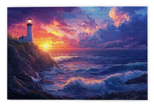 Puzzle 3000 Teile Erwachsene, Leuchtturm Puzzle 3000 Teile mit Geschenkbox, Holzpuzzle Erwachsene mit Naturholz, Geschenke für Frauen, Geschenke für Männer, Groß Holzpuzzle für Deko Wohnzimmer, C-87 Puzzle 3000 Teile Erwachsene, Leuchtturm Puzzle 3000 Teile mit Geschenkbox, Holzpuzzle Erwachsene mit Naturholz, Geschenke für Frauen, Geschenke für Männer, Groß Holzpuzzle für Deko Wohnzimmer, C-87 von Kinntn