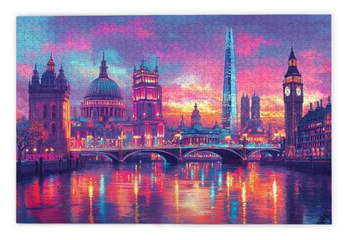 Puzzle 3000 Teile Erwachsene, London Puzzle 3000 Teile mit Geschenkbox, Holzpuzzle Erwachsene mit Naturholz, Geschenke für Frauen, Geschenke für Männer, Groß Holzpuzzle für Wanddeko Wohnzimmer, B-69 Puzzle 3000 Teile Erwachsene, London Puzzle 3000 Teile mit Geschenkbox, Holzpuzzle Erwachsene mit Naturholz, Geschenke für Frauen, Geschenke für Männer, Groß Holzpuzzle für Wanddeko Wohnzimmer, B-69 von Kinntn