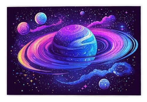 Puzzle 3000 Teile Erwachsene, Planet Puzzle 3000 Teile mit Geschenkbox, Holzpuzzle Erwachsene mit Naturholz, Geschenke für Frauen, Geschenke für Männer, Groß Holzpuzzle für Wanddeko Wohnzimmer, K-91 von Kinntn