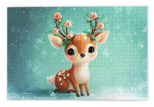 Puzzle 3000 Teile Erwachsene, REH Puzzle 3000 Teile mit Geschenkbox, Holzpuzzle Erwachsene mit Naturholz, Geschenke für Frauen, Geschenke für Männer, Groß Holzpuzzle für Wanddeko Wohnzimmer, Q-73 Puzzle 3000 Teile Erwachsene, REH Puzzle 3000 Teile mit Geschenkbox, Holzpuzzle Erwachsene mit Naturholz, Geschenke für Frauen, Geschenke für Männer, Groß Holzpuzzle für Wanddeko Wohnzimmer, Q-73 von Kinntn