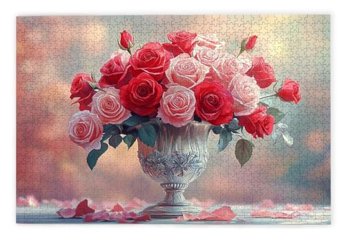 Puzzle 3000 Teile Erwachsene, Rose Puzzle 3000 Teile mit Geschenkbox, Holzpuzzle Erwachsene mit Naturholz, Geschenke für Frauen, Geschenke für Männer, Groß Holzpuzzle für Wanddeko Wohnzimmer, C-79 Puzzle 3000 Teile Erwachsene, Rose Puzzle 3000 Teile mit Geschenkbox, Holzpuzzle Erwachsene mit Naturholz, Geschenke für Frauen, Geschenke für Männer, Groß Holzpuzzle für Wanddeko Wohnzimmer, C-79 von Kinntn