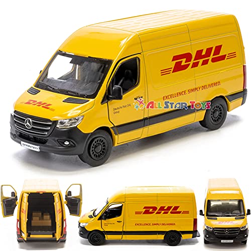 KiNSMART - Mercedes-Benz Sprinter DHL Edition Cargo Van, Maßstab 1:48 O Druckguss-Metall-Modell-Spielzeug-Van, Rückzieh-Action KiNSMART - Mercedes-Benz Sprinter DHL Edition Cargo Van, Maßstab 1:48 O Druckguss-Metall-Modell-Spielzeug-Van, Rückzieh-Action von Kinsmart