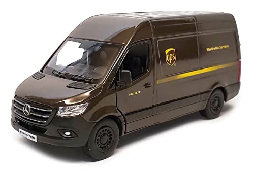 KiNSMART Mercedes-Benz Sprinter UPS Edition Lieferwagen 1:48 von Kinsmart