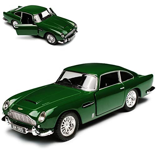 Kinsmart Aston Martin DB5 Coupe Grün J. Bond 007 Goldfinger 1963-1965 ca 1/43 1/38 Modell Auto von Kinsmart
