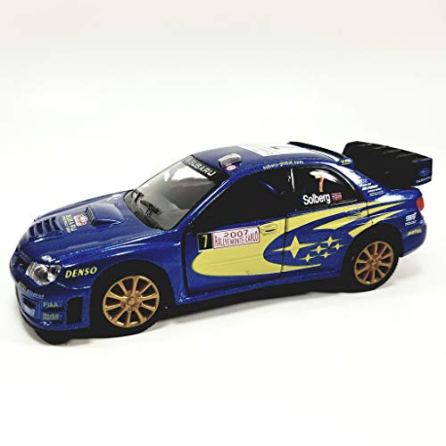 Kinsmart Blue 2007 Subaru Impreza WRC STI Rallye Monte Carlo #7 1/36 Scale Diecast Car von Kinsmart