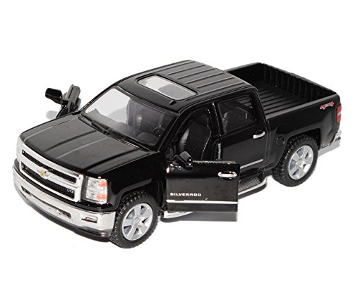 Kinsmart Chevrolet Chevy Silverado Pick-Up Schwarz Ab 2014 ca 1/43 1/36-1/46 Modell Auto Kinsmart Chevrolet Chevy Silverado Pick-Up Schwarz Ab 2014 ca 1/43 1/36-1/46 Modell Auto von Kinsmart