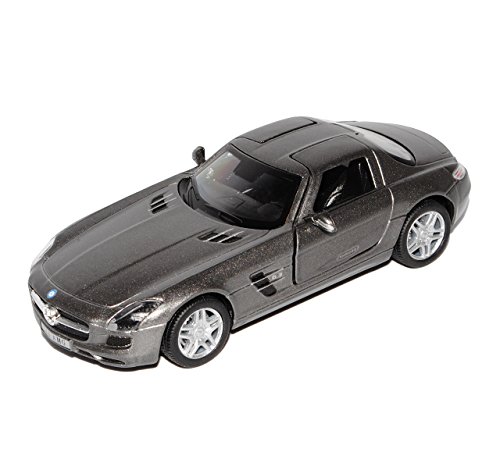 Kinsmart Mercedes-B SLS AMG C197 Coupe Grau 2009-2014 ca 1/43 1/36-1/46 Modell Auto Kinsmart Mercedes-B SLS AMG C197 Coupe Grau 2009-2014 ca 1/43 1/36-1/46 Modell Auto von Kinsmart