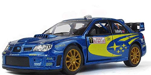 Kinsmart Subaru Impreza WRX STI Rally Spec Modellauto Maßstab 1:36 Metalldruckguss-Türen Pullback Go Action von Kinsmart