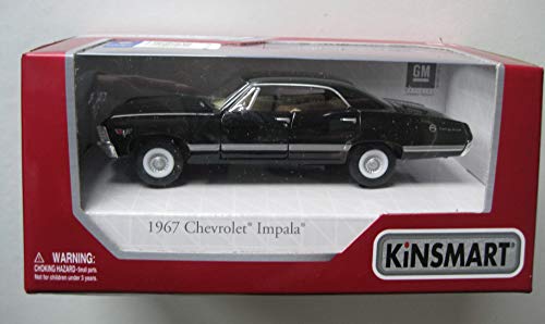 Kinsmart Super 1967 Chevrolet Impala 4-Door Pullback Rückzugmotor - Natural 1:36 (ca 12x4cm) von Kinsmart