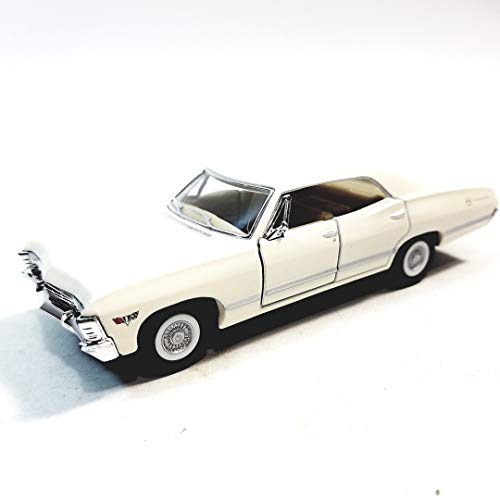 Kinsmart Vanilla White 1967 Chevy Impala 4-Türer Hardtop 1/43 O Skala Druckgussauto Kinsmart Vanilla White 1967 Chevy Impala 4-Türer Hardtop 1/43 O Skala Druckgussauto von Kinsmart