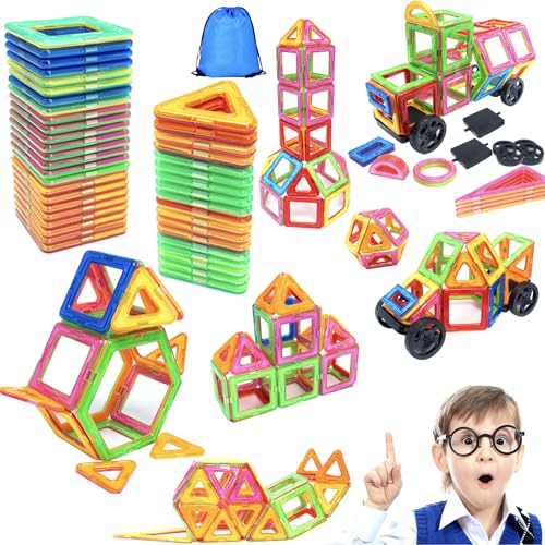 Kinyoda Magnetische Bausteine, 62 Pcs Magnetspielzeug,Magnetbausteine Set,Magnet Spielzeug,Magnet Spielzeug Kinder DIY,Magnetspiele für Geschenk ab 3 Jahre Junge,Mädchen Bauklötze Kinderspielzeug Kinyoda Magnetische Bausteine, 62 Pcs Magnetspielzeug,Magnetbausteine Set,Magnet Spielzeug,Magnet Spielzeug Kinder DIY,Magnetspiele für Geschenk ab 3 Jahre Junge,Mädchen Bauklötze Kinderspielzeug von Kinyoda