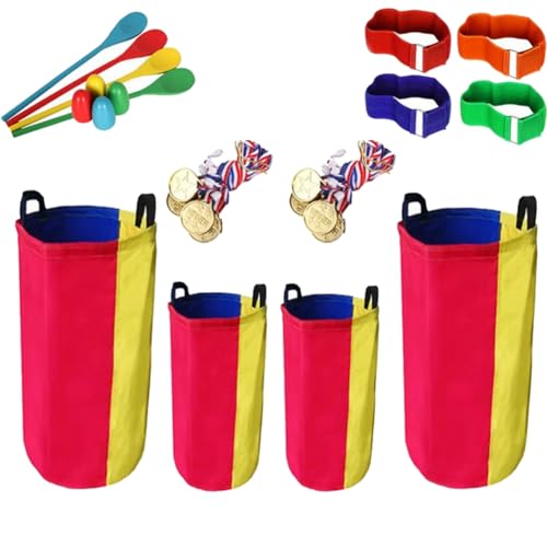Kioball Neues Kartoffelsackspiel, Kartoffelsackrennen, Spiel Kartoffelsackrennen, 3-Bein-Rennen, Geeignet für Erwachsene, Familien, Rasen, Tagesspiel Kioball Neues Kartoffelsackspiel, Kartoffelsackrennen, Spiel Kartoffelsackrennen, 3-Bein-Rennen, Geeignet für Erwachsene, Familien, Rasen, Tagesspiel von Kioball