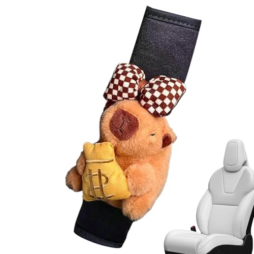 Kioriur Capybara Plüschtier, Capybara | Sicherheitsgurtbezug für Autoinnenausstattung – Auto-Ornament, Plüschtiere, Armaturenbrett-Dekoration Kioriur Capybara Plüschtier, Capybara | Sicherheitsgurtbezug für Autoinnenausstattung – Auto-Ornament, Plüschtiere, Armaturenbrett-Dekoration von Kioriur