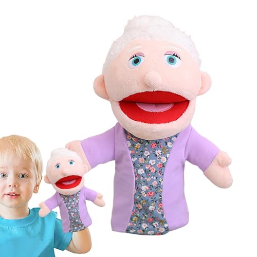 Kioriur Handpuppen - Partyspielzeug für Familienpuppen, weiche Plüschpuppe für Babys | Plüsch-Handpuppe mit abnehmbarem Mund, Rollenspielpuppen für Kioriur Handpuppen - Partyspielzeug für Familienpuppen, weiche Plüschpuppe für Babys | Plüsch-Handpuppe mit abnehmbarem Mund, Rollenspielpuppen für von Kioriur