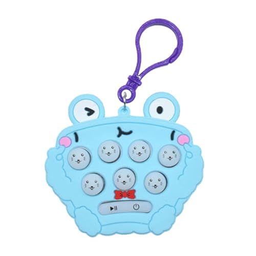 Kioriur Pop Spiel mit Schnelldruck, elektronisches Bubble Pop Spiel | Lustiges Bubble Pop Spiel für Kinder – Fidget Spielzeug in Froschform, tragbares Pop Bubble Spielzeug zur Verbesserung der Kioriur Pop Spiel mit Schnelldruck, elektronisches Bubble Pop Spiel | Lustiges Bubble Pop Spiel für Kinder – Fidget Spielzeug in Froschform, tragbares Pop Bubble Spielzeug zur Verbesserung der von Kioriur