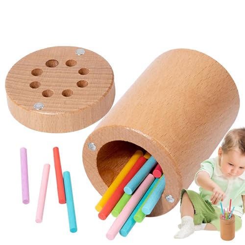 Kioriur Sensorisches Spielzeug aus Holz, Sortierbecher für Kleinkinder | Lernspiele zur sensorischen Übereinstimmung für die Entwicklung der Feinmotorik Kioriur Sensorisches Spielzeug aus Holz, Sortierbecher für Kleinkinder | Lernspiele zur sensorischen Übereinstimmung für die Entwicklung der Feinmotorik von Kioriur