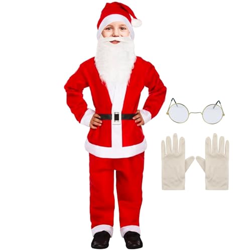 Kioriur Weihnachtsmann Kostüm für - Outfit Kostüm, Weihnachts-Cosplay-Hose | Weihnachtskostüme für Jungen - Weihnachtsmannkostüm mit rotem Weihnachtsmannhut - Bär von P Kioriur Weihnachtsmann Kostüm für - Outfit Kostüm, Weihnachts-Cosplay-Hose | Weihnachtskostüme für Jungen - Weihnachtsmannkostüm mit rotem Weihnachtsmannhut - Bär von P von Kioriur