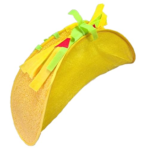 Kirei Sui Food Hats Hamburger Pizza Taco Pommes Frites Party Dress Up Lustiger Hut Kostüm (Taco) von Kirei Sui