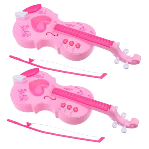 2Stücke Violine für Kreatives Musikinstrument zur Frühen Bildung für Fördert Musikalisches Interesse und Spaß Beim von Kisangel