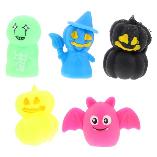 5Stücke Halloween Fingerpuppen Niedliche Rollenspielzeuge für Handpuppen aus TPR für Geschichten Halloween Party und Kreative Spiele 5Stücke Halloween Fingerpuppen Niedliche Rollenspielzeuge für Handpuppen aus TPR für Geschichten Halloween Party und Kreative Spiele von Kisangel